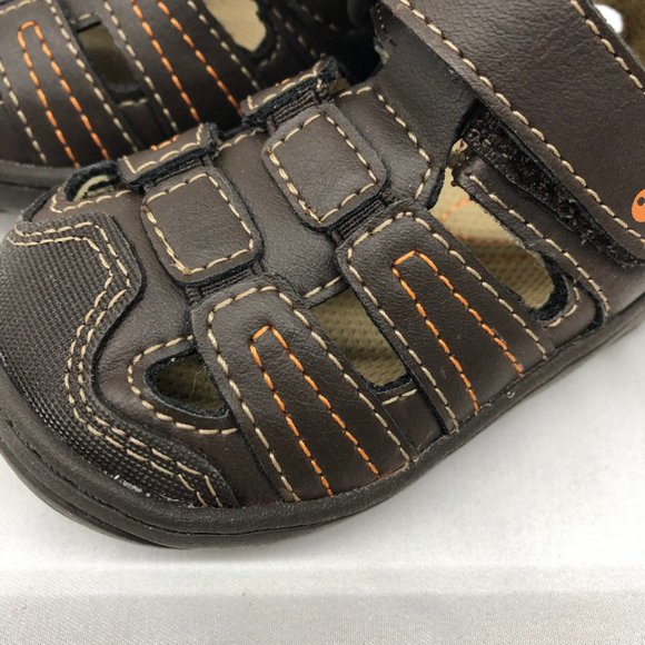 Surprise Faux Leather Kids Toddler Sandals Size 5 - Picture 6 of 11